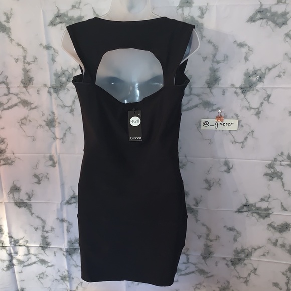 US 12 CANDY CONTOUR BANDAGE BODYCON MINI DRESS - Picture 6 of 12